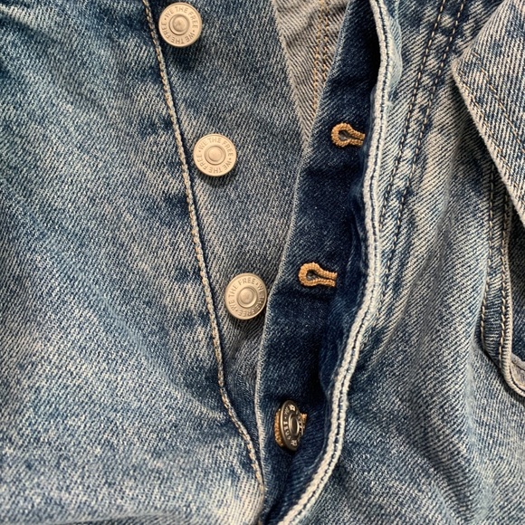 We The Free Belted Denim Skirt Size 27 - Picture 6 of 15